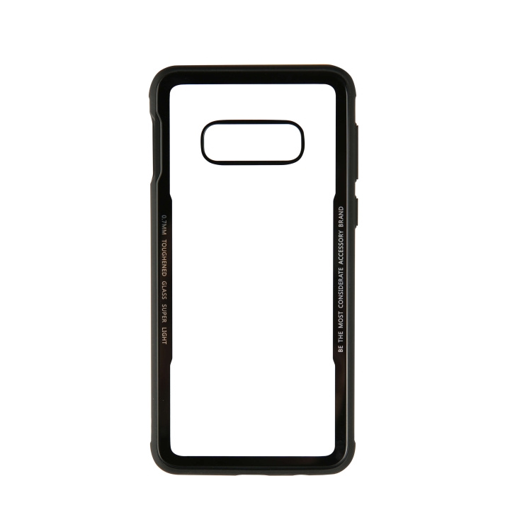 Gear Mobilskal med Tempererat Glas Svart Samsung S10e i gruppen SMARTPHONES & TABLETS / Mobil Beskyttelse / Samsung hos TP E-commerce Nordic AB (C12531)