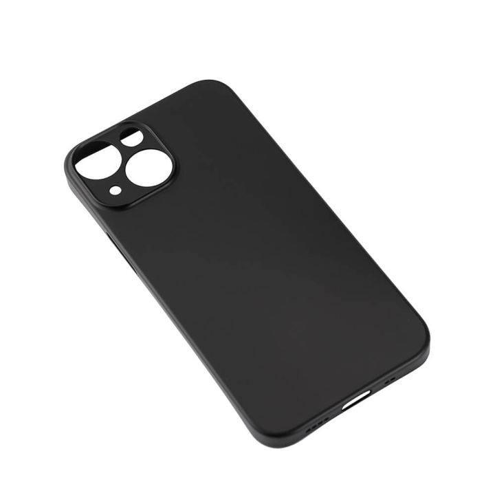 GEAR Mobilcover Ultraslim Sort - iPhone 13 Mini i gruppen SMARTPHONES & TABLETS / Mobil Beskyttelse / Apple / iPhone 13 Mini / Cover hos TP E-commerce Nordic AB (C12574)