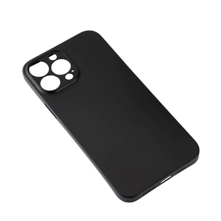 GEAR Mobilcover Ultraslim Sort - iPhone 13 Pro Max i gruppen SMARTPHONES & TABLETS / Mobil Beskyttelse / Apple / iPhone 13 Pro Max / Cover hos TP E-commerce Nordic AB (C12577)