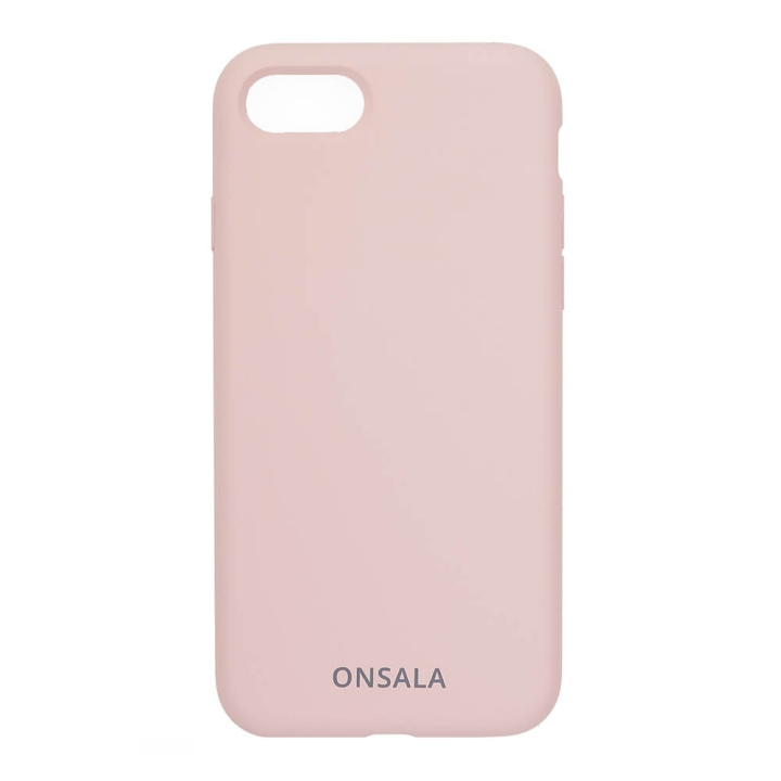 Onsala Mobilskal Silikon Sand Pink iPhone 6/7/8/SE i gruppen SMARTPHONES & TABLETS / Mobil Beskyttelse / Apple / iPhone 8 / Cover hos TP E-commerce Nordic AB (C12587)