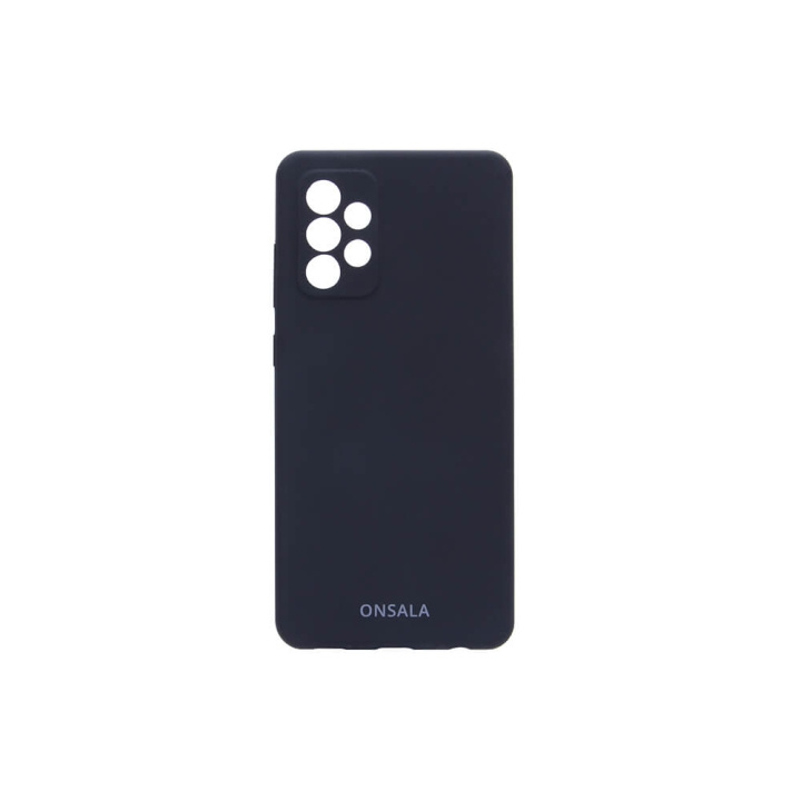 Onsala Mobilcover Silikone Black - Samsung A72 i gruppen SMARTPHONES & TABLETS / Mobil Beskyttelse / Samsung hos TP E-commerce Nordic AB (C12591)