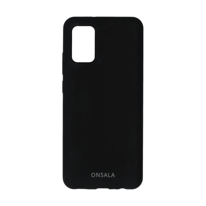 Onsala Mobilcover Silikone Black - Samsung A02s i gruppen SMARTPHONES & TABLETS / Mobil Beskyttelse / Samsung hos TP E-commerce Nordic AB (C12592)