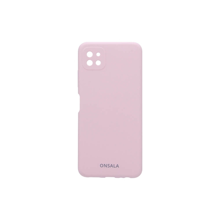 ONSALA Mobilcover Silikone Sand Pink - Samsung A22 5G i gruppen SMARTPHONES & TABLETS / Mobil Beskyttelse / Samsung hos TP E-commerce Nordic AB (C12594)