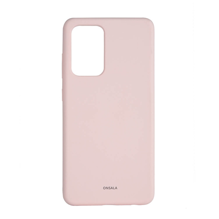 ONSALA Mobilcover Silikone Sand Pink - Samsung A52/A52s 4G/5G i gruppen SMARTPHONES & TABLETS / Mobil Beskyttelse / Samsung hos TP E-commerce Nordic AB (C12595)