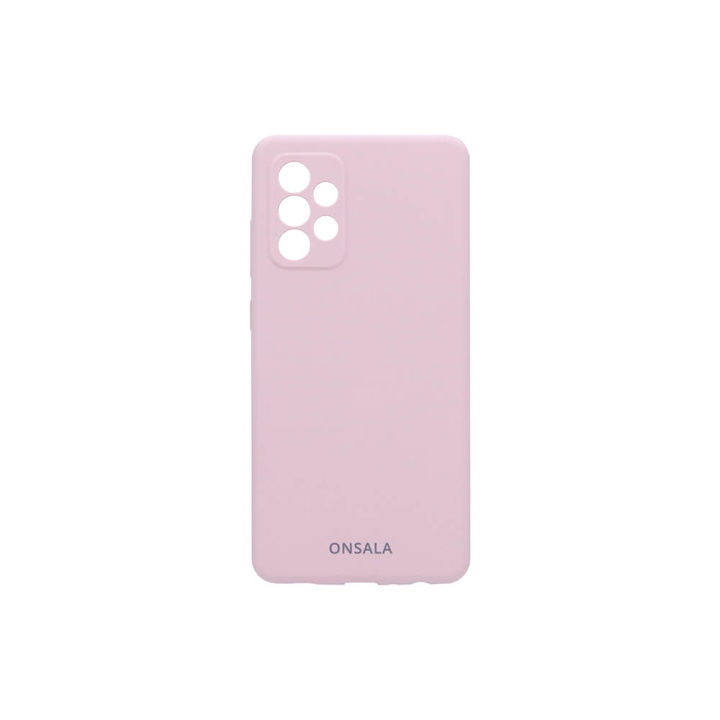 ONSALA Mobilcover Silikone Sand Pink - Samsung A72 i gruppen SMARTPHONES & TABLETS / Mobil Beskyttelse / Samsung hos TP E-commerce Nordic AB (C12596)