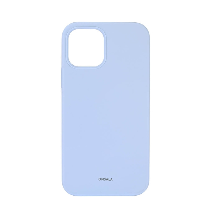 ONSALA Mobilcover Silikone Light Blue - iPhone 12 / 12 Pro i gruppen SMARTPHONES & TABLETS / Mobil Beskyttelse / Apple / iPhone 12 / Cover hos TP E-commerce Nordic AB (C12600)