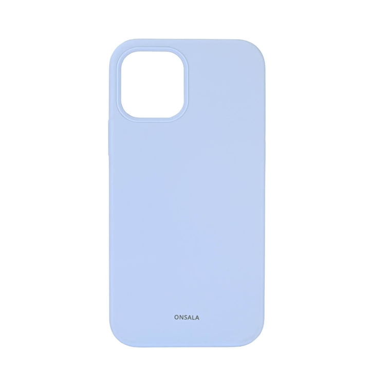 Onsala Mobilcover Silikone Light Blue - iPhone 12 / 12 Pro i gruppen SMARTPHONES & TABLETS / Mobil Beskyttelse / Apple / iPhone 12 / Cover hos TP E-commerce Nordic AB (C12600)