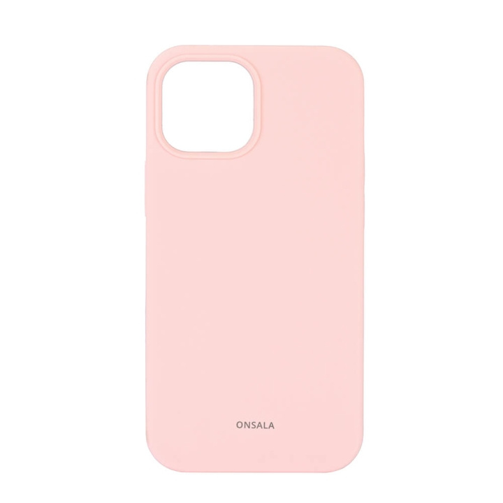 ONSALA Mobilcover Silikone Chalk Pink - iPhone 13 Mini i gruppen SMARTPHONES & TABLETS / Mobil Beskyttelse / Apple / iPhone 13 Mini / Cover hos TP E-commerce Nordic AB (C12607)