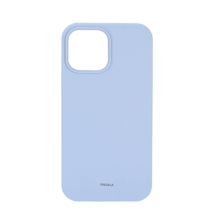 ONSALA Mobilcover Silikone Light Blue - iPhone 13 Pro Max i gruppen SMARTPHONES & TABLETS / Mobil Beskyttelse / Apple / iPhone 13 Pro Max / Cover hos TP E-commerce Nordic AB (C12608)