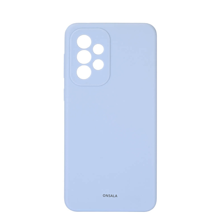 ONSALA Mobilcover Silikone Light Blue - Samsung A33 i gruppen SMARTPHONES & TABLETS / Mobil Beskyttelse / Samsung hos TP E-commerce Nordic AB (C12612)