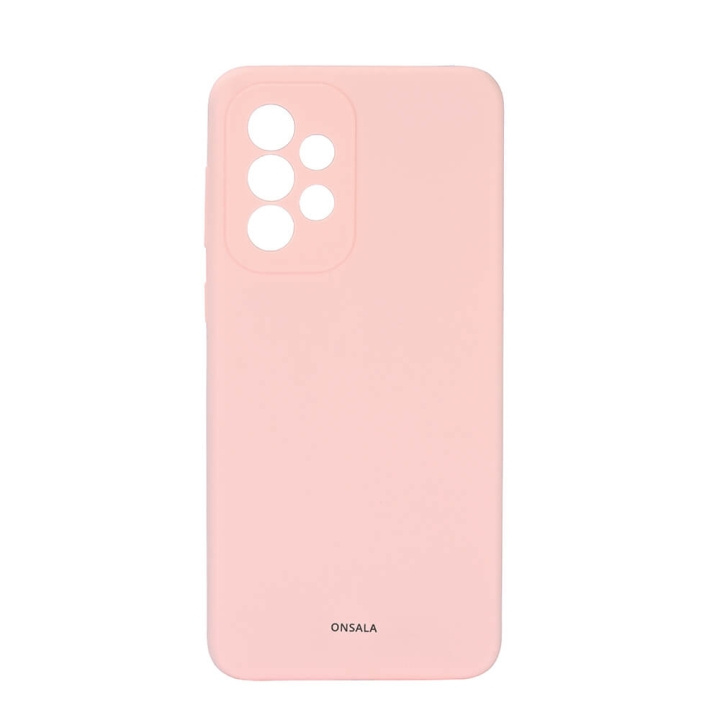 Onsala Mobilecover Silicone Chalk Pink Samsung A33 5G i gruppen SMARTPHONES & TABLETS / Mobil Beskyttelse / Samsung hos TP E-commerce Nordic AB (C12613)