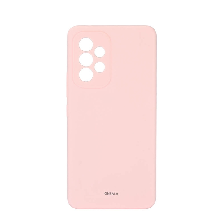 ONSALA Mobilcover Silikone Chalk Pink - Samsung A53 i gruppen SMARTPHONES & TABLETS / Mobil Beskyttelse / Samsung hos TP E-commerce Nordic AB (C12615)