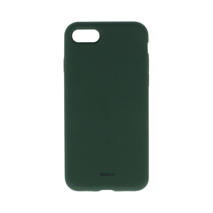 Onsala Mobilcover Silikone Olive Green - iPhone 6/7/8/SE i gruppen SMARTPHONES & TABLETS / Mobil Beskyttelse / Apple / iPhone 8 / Cover hos TP E-commerce Nordic AB (C12621)