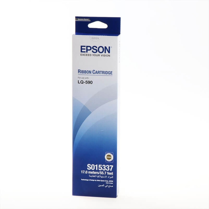 Epson Farvebånd C13S015337 S015337 Sort i gruppen COMPUTERTILBEHØR / Printere og tilbehør / Blæk og toner / Blækpatroner / Epson hos TP E-commerce Nordic AB (C12663)