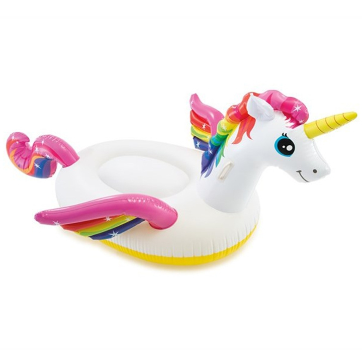  Intex Unicorn Ride-On, 201x140x97cm i gruppen LEGETØJ, BØRN & BABY / Udeleg & Sport / Vandleg, bad og strand hos TP E-commerce Nordic AB (C12764)