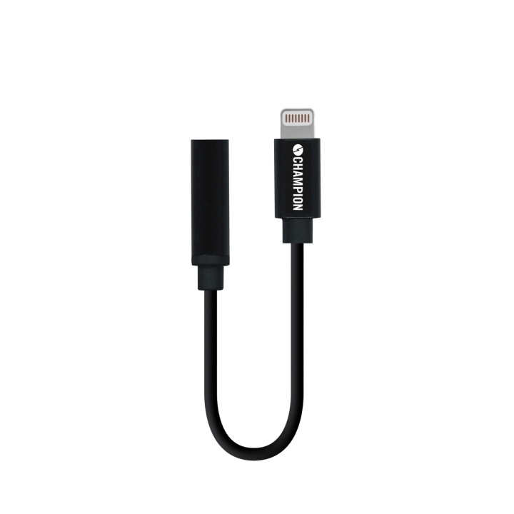 Champion Lightning till 3.5mm adapter i gruppen SMARTPHONES & TABLETS / Opladere og kabler / Adaptere hos TP E-commerce Nordic AB (C12782)