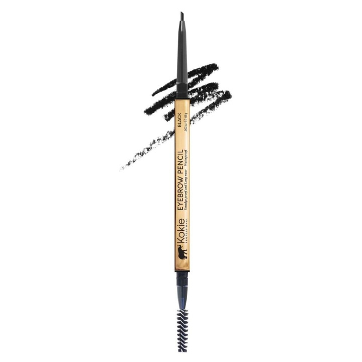 Kokie Micro-Fine Eyebrow Pencil Black i gruppen SKØNHED & HELSE / Makeup / Øjne og øjenbryn / Øjenbryn pen hos TP E-commerce Nordic AB (C12873)