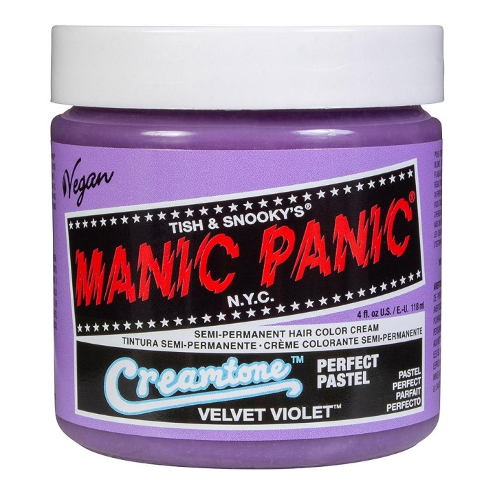 Manic Panic Classic Cream Pastel Velvet Violet i gruppen SKØNHED & HELSE / Hår og styling / Hårpleje / Hårfarve / Hårfarve & Farve bombe hos TP E-commerce Nordic AB (C12910)