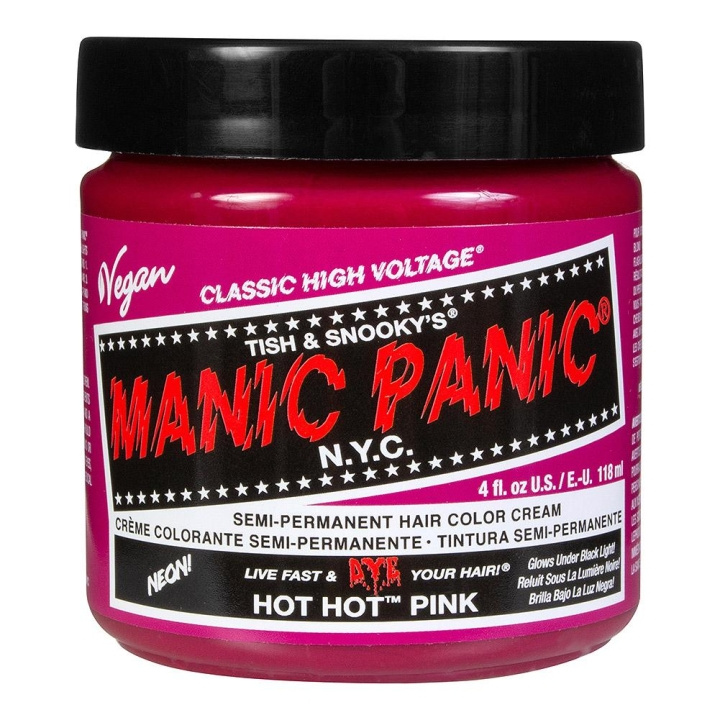 Manic Panic Classic Cream Hot Hot Pink i gruppen SKØNHED & HELSE / Hår og styling / Hårpleje / Hårfarve / Hårfarve & Farve bombe hos TP E-commerce Nordic AB (C12912)