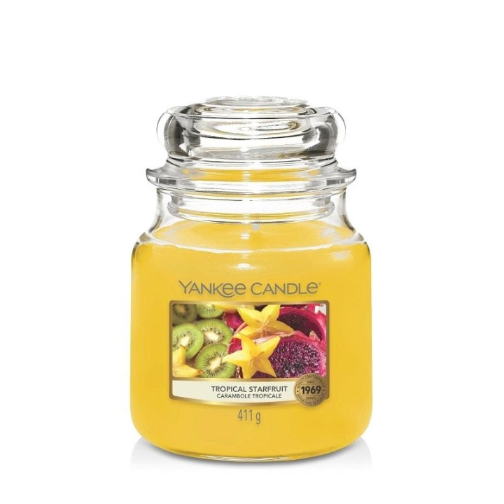 Yankee Candle Classic Medium Jar Tropical Starfruit 411g i gruppen SKØNHED & HELSE / Duft & Parfume / Øvrig duft / Duftlys hos TP E-commerce Nordic AB (C12948)