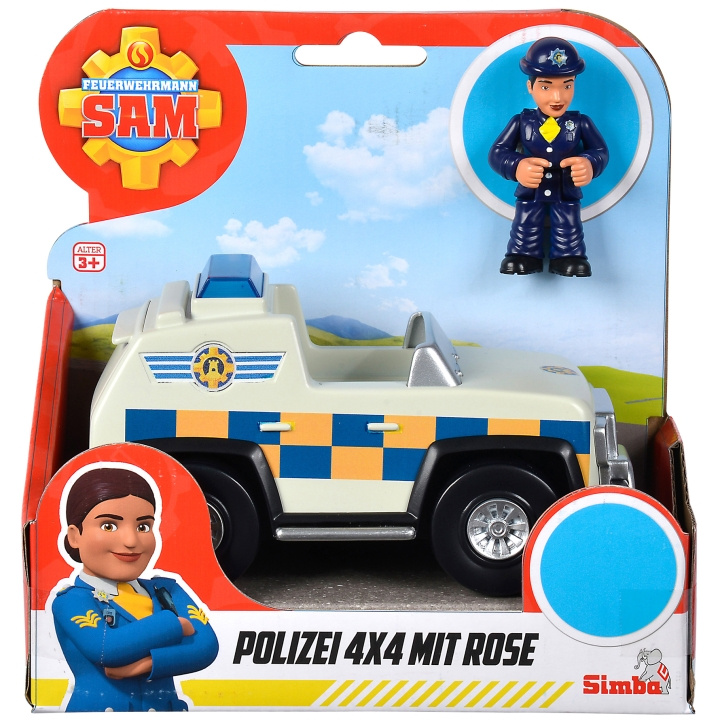 Brandman Sam Police 4x4x with Rose Figurine i gruppen LEGETØJ, BØRN & BABY / Legetøj / Legetøjsbiler hos TP E-commerce Nordic AB (C13031)