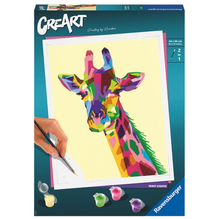 Ravensburger CreArt Funky Giraffe i gruppen LEGETØJ, BØRN & BABY / Legetøj / Hobbyartikler hos TP E-commerce Nordic AB (C13035)