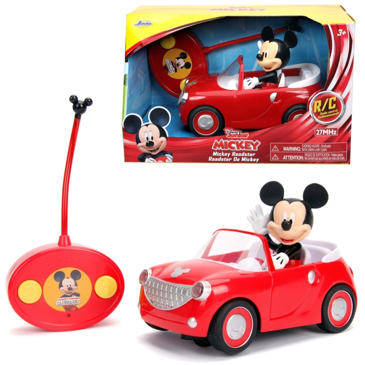 Jada Toys RC Mickie Roadster i gruppen LEGETØJ, BØRN & BABY / Radiostyrede / Radiostyrede biler hos TP E-commerce Nordic AB (C13081)