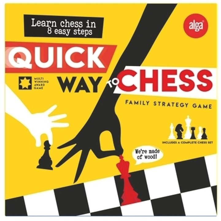 Alga Quick way to Chess i gruppen LEGETØJ, BØRN & BABY / Spil / Brætspil hos TP E-commerce Nordic AB (C13094)