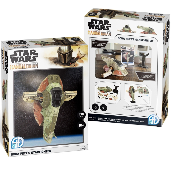 Star Wars Boba Fett\'s Starfighter 3D Pussel 130 pcs i gruppen LEGETØJ, BØRN & BABY / Legetøj / Puslespil hos TP E-commerce Nordic AB (C13110)