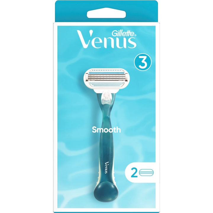 Gillette Venus Rakhyvel Smooth Razor 2st rakblad i gruppen SKØNHED & HELSE / Hår og styling / Barbering og trimning / Barberskraber og tilbehør hos TP E-commerce Nordic AB (C13119)