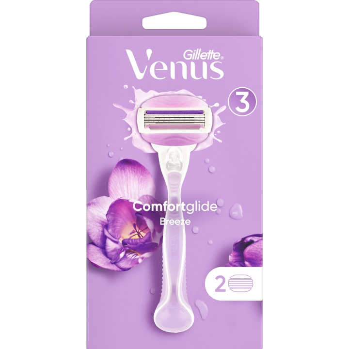 Gillette Venus Rakhyvel Comfortglide Breeze 2st rakblad i gruppen SKØNHED & HELSE / Hår og styling / Barbering og trimning / Barberskraber og tilbehør hos TP E-commerce Nordic AB (C13121)