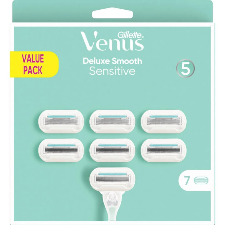 Gillette Venus Rakblad Extra Smooth Sensitive 7st i gruppen SKØNHED & HELSE / Hår og styling / Barbering og trimning / Barberskraber og tilbehør hos TP E-commerce Nordic AB (C13129)