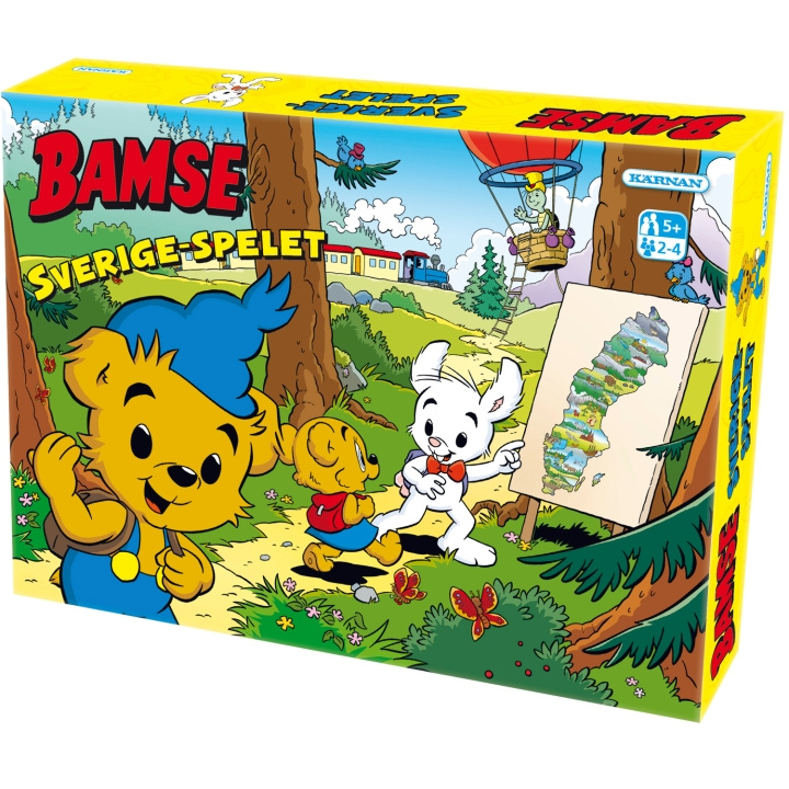 Kärnan Bamse Sverigespelet i gruppen LEGETØJ, BØRN & BABY / Legetøj / Brætspil / Spil til børn hos TP E-commerce Nordic AB (C13153)