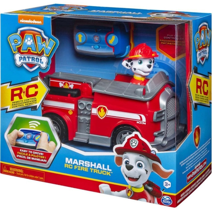 Paw Patrol Marshall RC Firetruck i gruppen LEGETØJ, BØRN & BABY / Radiostyrede / Radiostyrede biler hos TP E-commerce Nordic AB (C13155)