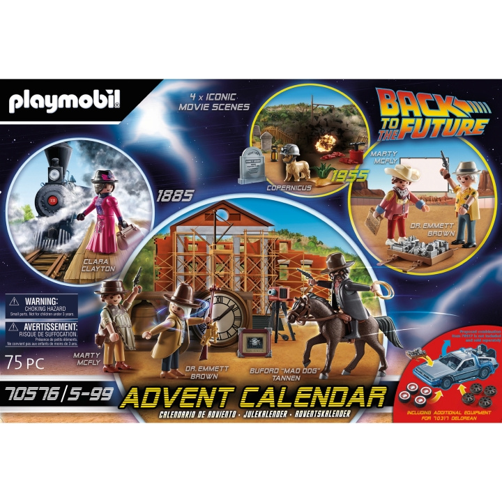 Playmobil Adventskalender - Back To The Future Part 3 i gruppen LEGETØJ, BØRN & BABY / Legetøj / Advent kalendere hos TP E-commerce Nordic AB (C13178)