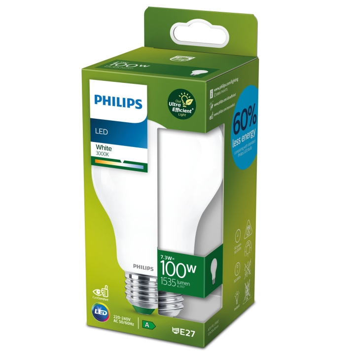 Philips LED E27 Normal 100W Fr 1535lm Energiklass A i gruppen HJEMMEELEKTRONIK / Lys / LED lamper hos TP E-commerce Nordic AB (C13216)