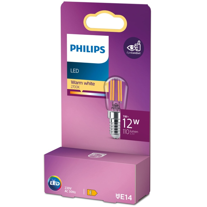 Philips LED E14 T25S 12W Klar 110lm i gruppen HJEMMEELEKTRONIK / Lys / LED lamper hos TP E-commerce Nordic AB (C13218)