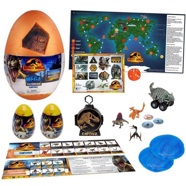 Jurassic World Captivz Dominion Mega Egg i gruppen LEGETØJ, BØRN & BABY / Legetøj / Legesæt hos TP E-commerce Nordic AB (C13234)