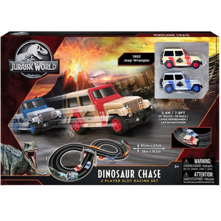 Jurassic World Dinosaur Chase Race Track i gruppen LEGETØJ, BØRN & BABY / Legetøj / Bilbaner hos TP E-commerce Nordic AB (C13236)