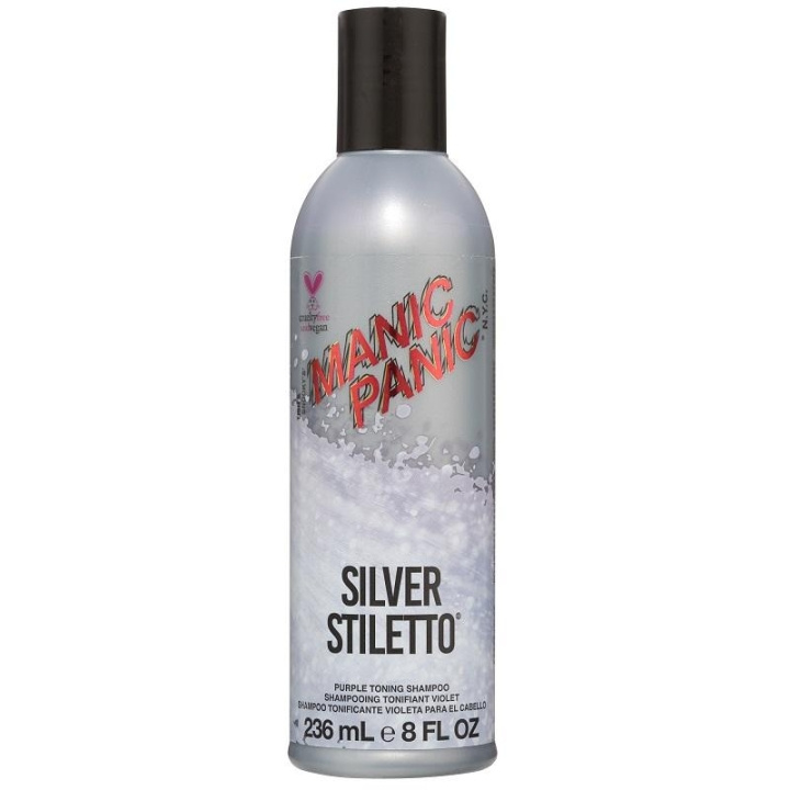 Manic Panic Silver Stiletto Shampoo 236ml i gruppen SKØNHED & HELSE / Hår og styling / Hårpleje / Hårfarve / Sølv shampoo hos TP E-commerce Nordic AB (C13296)