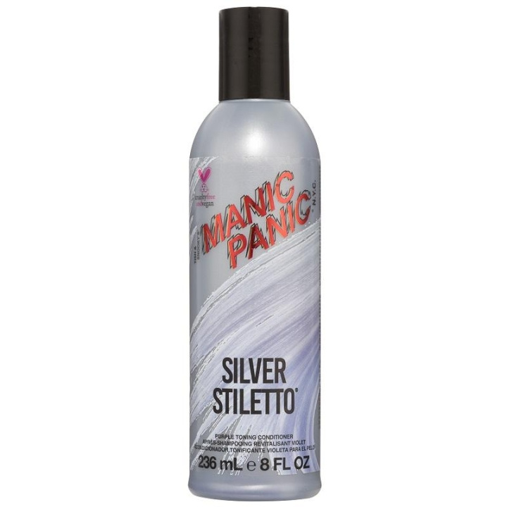 Manic Panic Silver Stiletto Conditioner 236ml i gruppen SKØNHED & HELSE / Hår og styling / Hårpleje / Hårfarve / Sølv balsam hos TP E-commerce Nordic AB (C13304)