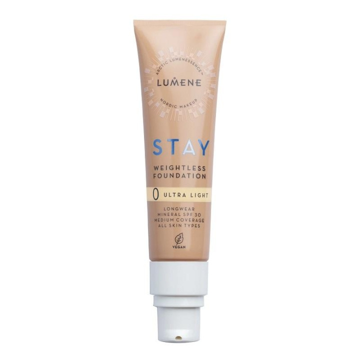 Lumene Stay Weightless Foundation Spf30 Ultra Light 30ml i gruppen SKØNHED & HELSE / Makeup / Makeup ansigt / Foundation hos TP E-commerce Nordic AB (C13505)