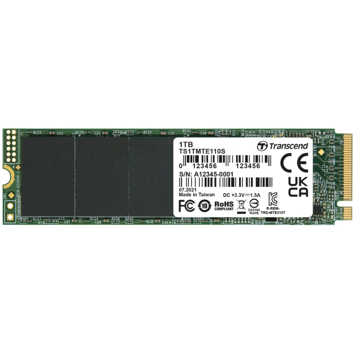 Transcend PCIe M.2 SSD Gen3 x4 NVMe 1TB (R1700/W1400) i gruppen COMPUTERTILBEHØR / Computerkomponenter / Harddiske / SSD hos TP E-commerce Nordic AB (C13599)