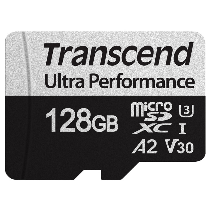 Transcend microSDXC 340S 128GB U3 A2 V30 (R160/W125) i gruppen HJEMMEELEKTRONIK / Lagringsmedier / Hukommelseskort / MicroSD/HC/XC hos TP E-commerce Nordic AB (C13602)