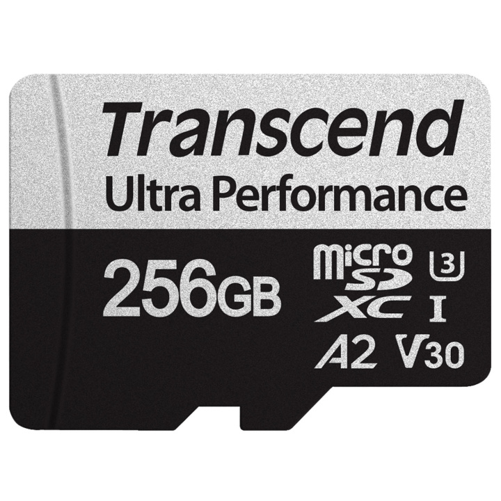 Transcend microSDXC 340S 256GB U3 A2 V30 (R160/W125) i gruppen HJEMMEELEKTRONIK / Lagringsmedier / Hukommelseskort / MicroSD/HC/XC hos TP E-commerce Nordic AB (C13606)