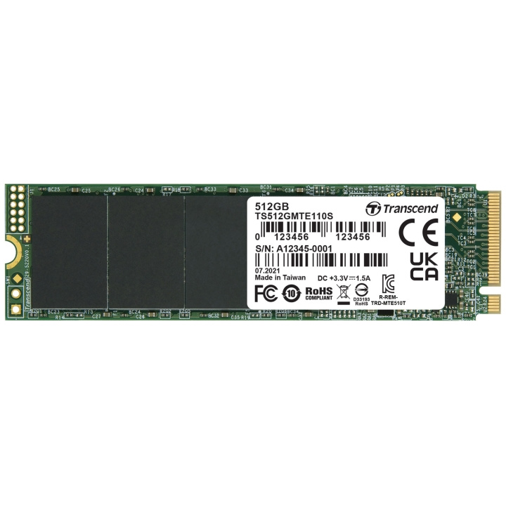 Transcend PCIe M.2 SSD Gen3 x4 NVMe 512Gb (R1700/W1400) i gruppen COMPUTERTILBEHØR / Computerkomponenter / Harddiske / SSD hos TP E-commerce Nordic AB (C13608)