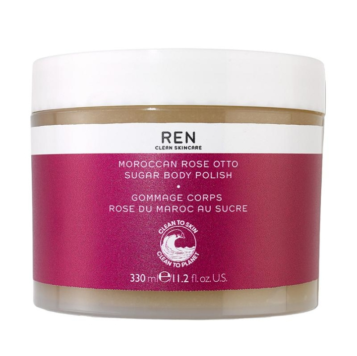 REN Moroccan Rose Otto Sugar Body Polish 330ml i gruppen SKØNHED & HELSE / Hudpleje / Ansigt / Scrub / Peeling hos TP E-commerce Nordic AB (C13767)