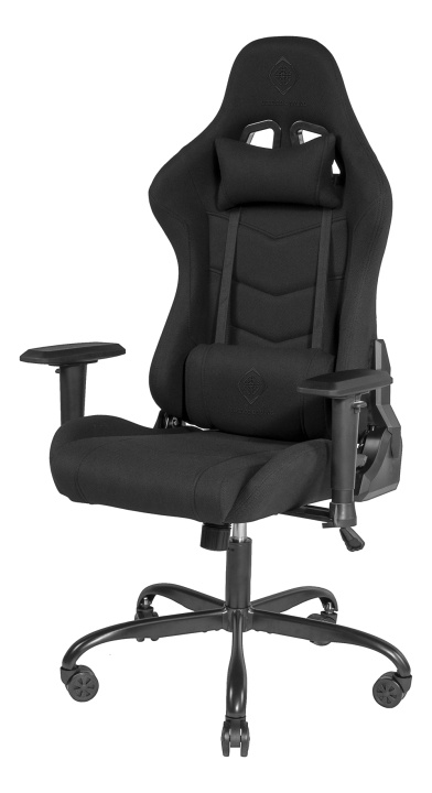 DELTACO GAMING DC220 Gaming chair, Fabric, iron frame, Black i gruppen COMPUTERTILBEHØR / GAMING / Gaming Stole hos TP E-commerce Nordic AB (C13803)