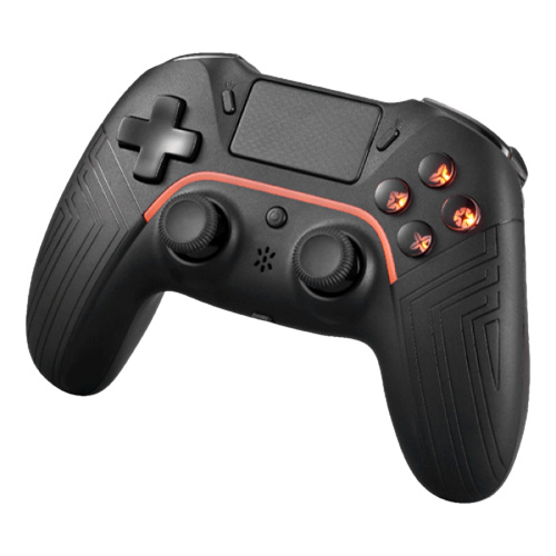 DELTACO GAMING Playstation 4 bluetooth controller, black i gruppen HJEMMEELEKTRONIK / Spilkonsoller og tilbehør / Sony PlayStation 4 hos TP E-commerce Nordic AB (C13824)