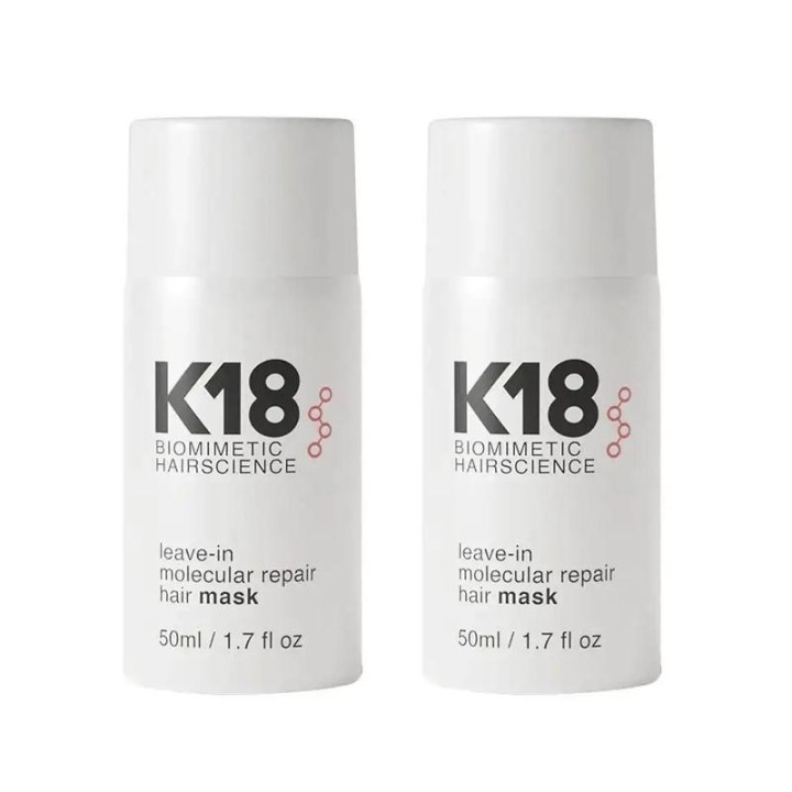 2-pack K18 Leave-In Molecular Repair Hair Mask 50ml i gruppen SKØNHED & HELSE / Hår og styling / Hårpleje / Hårmaske hos TP E-commerce Nordic AB (C13887)